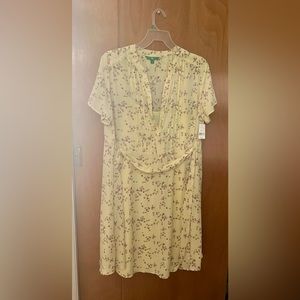 NWT Dip Brand Yellow Plus Size Easter dress